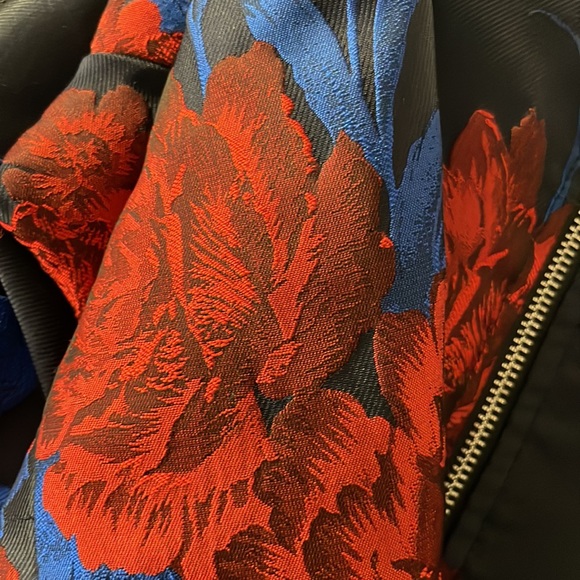 Endless Rose Silky Rose Bomber Jacket Size M - Picture 8 of 8